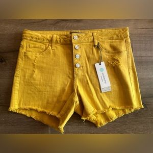 Just USA Myra Frayed Hem short size 12